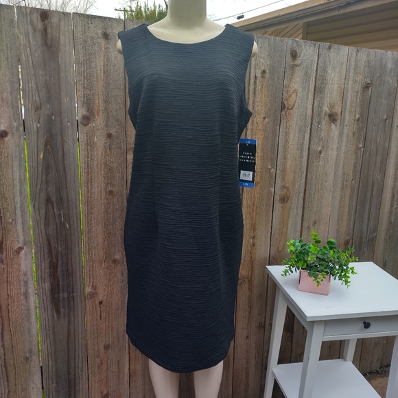 NWT Mario Serrani Italy Black Dress Large - Picture 1 of 6